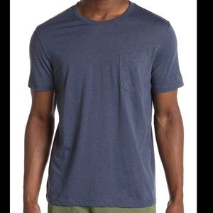 NWT Daniel Buchler | Heathered Crew Neck Pocket Lounge Tee S